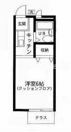 グランドール(1K/1階)の間取り写真