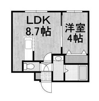 MARRIOTT F ビレッジ(1LDK/3階)の間取り写真