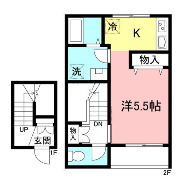 MA MAISON(1K/1階)の間取り写真