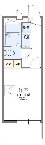 レオパレスサニーII(1K/3階)の間取り写真