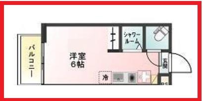 グランツ綾瀬(ワンルーム/3階)の間取り写真