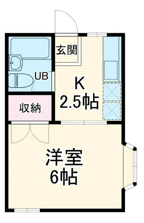 コーポエンゼル 2階階 間取り