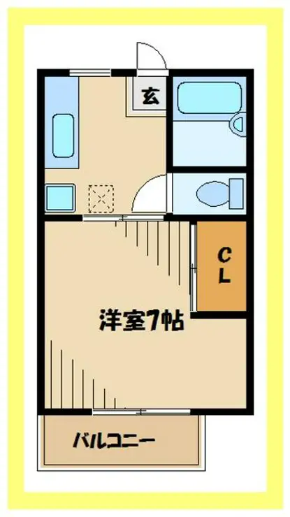 グリーンハイツ枡形 1階階 間取り