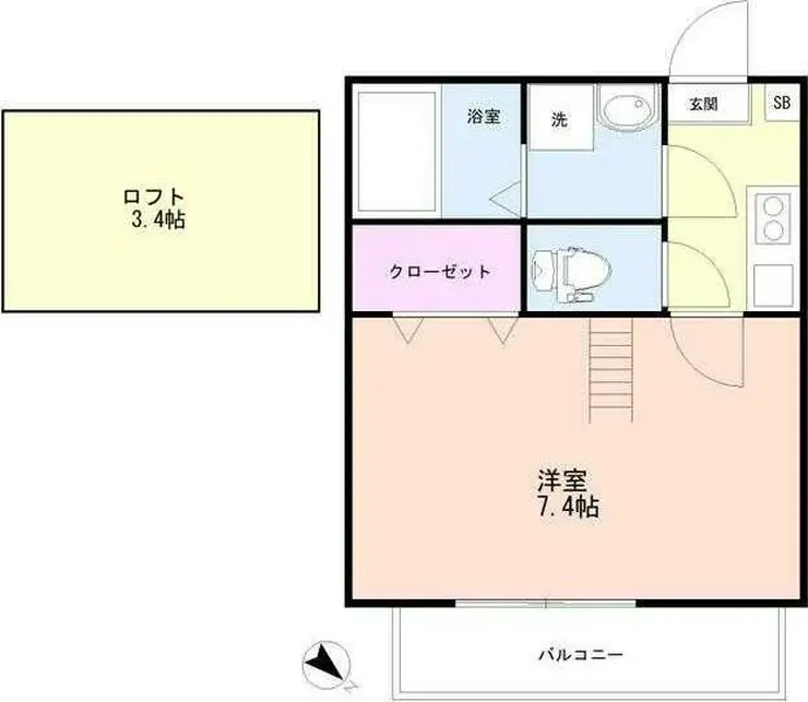 BestStage東みずほ台 3階階 間取り