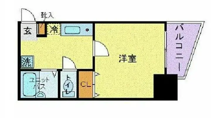 クレアシオン早稲田 5階階 間取り