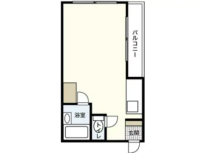 住吉町911ビル(ワンルーム/5階)の間取り写真