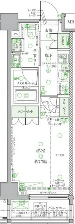 クレヴィスタ板橋西台II 10階階 間取り