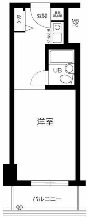 コルム目黒不動前 1階階 間取り
