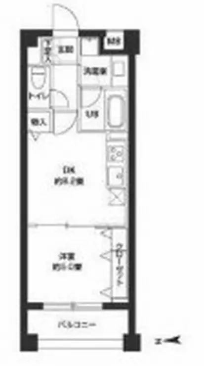 カスタリア自由が丘 2階階 間取り