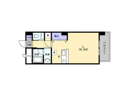 CASA ANGELICA(1K/4階)の間取り写真