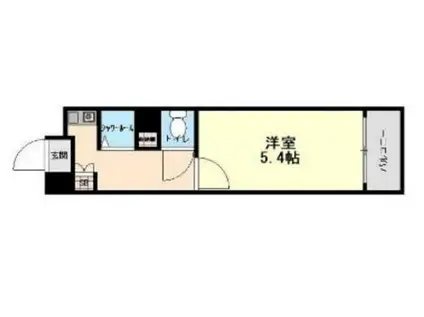 ソレイユ桜台(ワンルーム/8階)の間取り写真