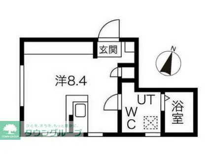 NASLI(ワンルーム/1階)の間取り写真