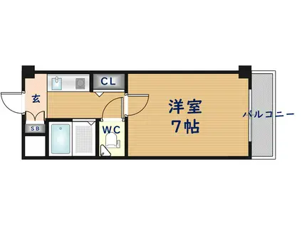 フラワーガーデン(1K/3階)の間取り写真