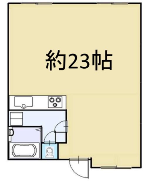 SKハイツ芝新町(ワンルーム/2階)の間取り写真
