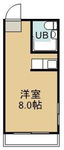 TS STYLE(ワンルーム/1階)の間取り写真
