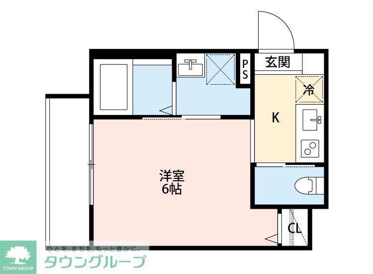 ROBOT HOME愛宕(1K/3階)の間取り写真