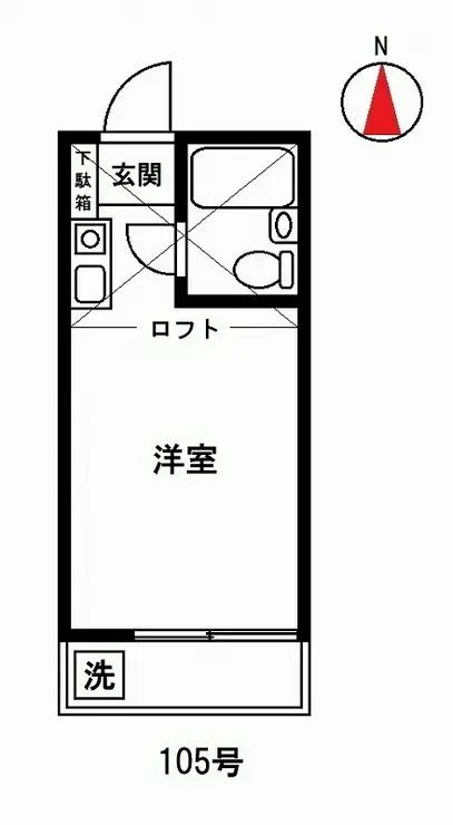 第2コーポみのり 1階階 間取り