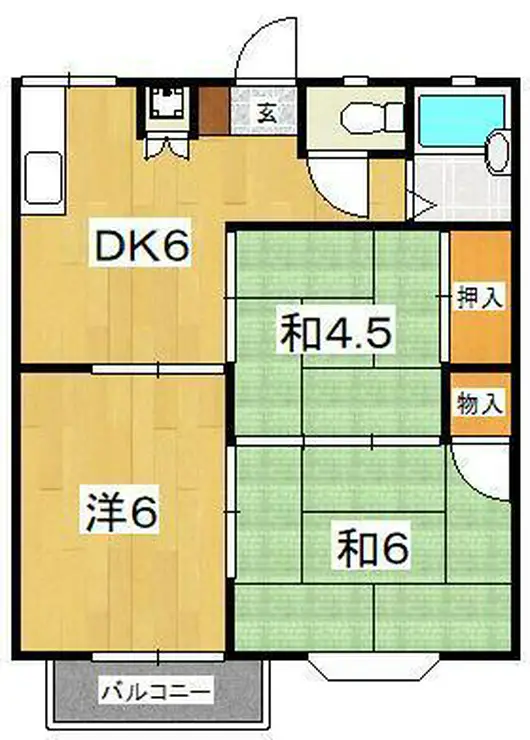 エトワールエン 2階階 間取り