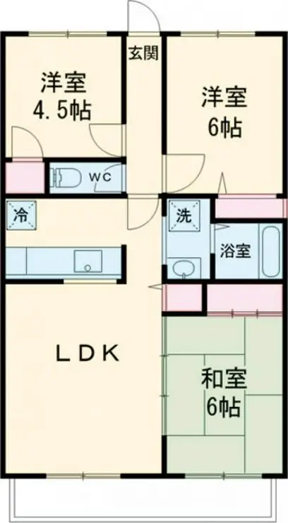 コスモ茂原 7階階 間取り