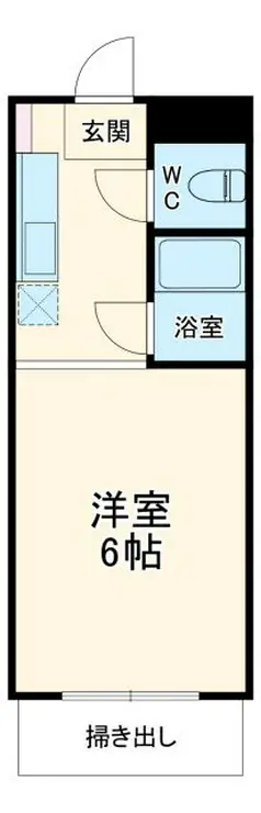 コアクレスト下新城 1階階 間取り