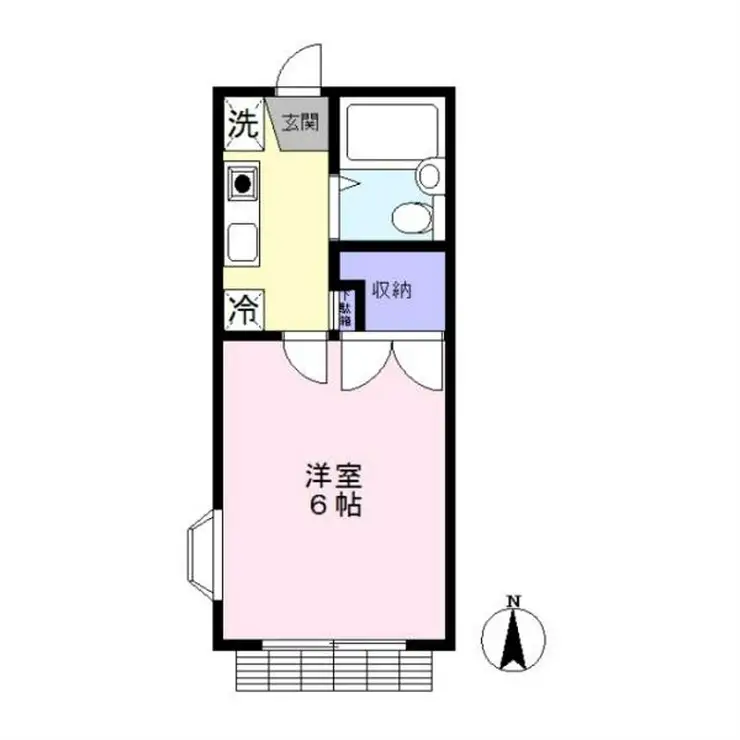 レインボー石川台 1階階 間取り