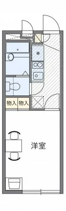 レオパレスいずみ 3階階 間取り