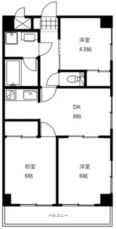 ルミエール 6階階 間取り