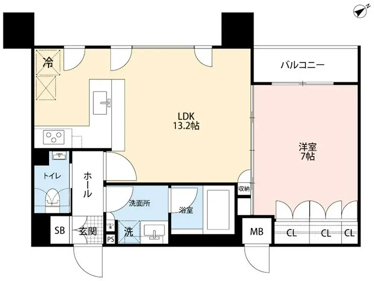 ラヴォーグ南青山 10階階 間取り
