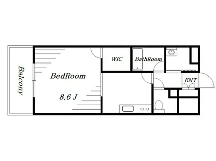 メゾン・ド・ジュピター(1K/1階)の間取り写真