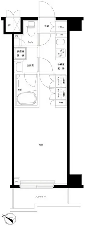 ルーブル川崎上平間弐番館 6階階 間取り
