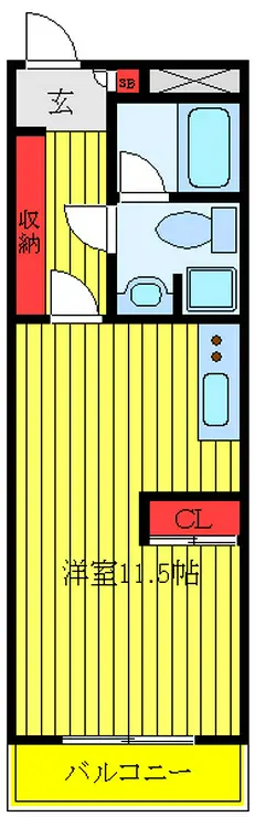 レ・シャンブル・ヴァレ 1階階 間取り