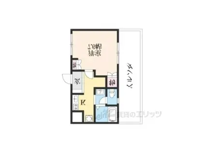 プレザンブリース(1K/2階)の間取り写真