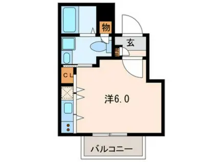 TRAUMHAUS トラウムハウス(1K/2階)の間取り写真