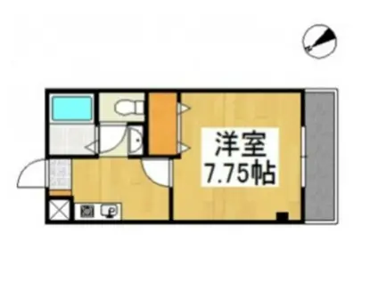 ルミナス・コート(1K/1階)の間取り写真