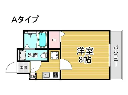 FDS住吉公園(1K/6階)の間取り写真