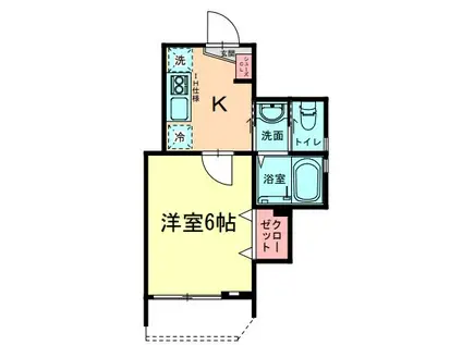 COLLETTES コレット(1K/3階)の間取り写真