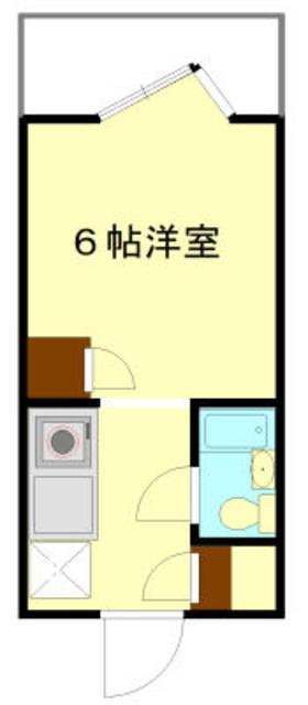 ダイホープラザ相模原II(ワンルーム/3階)の間取り写真
