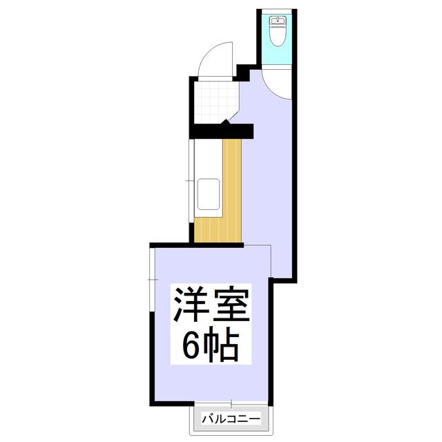 七瀬中町ホームズ(1DK/1階)の間取り写真
