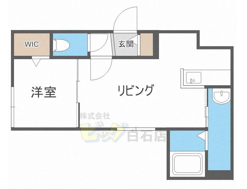 MILD(1LDK/2階)の間取り写真