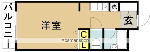 ケントクレール宮崎大工町(1K/5階)の間取り写真