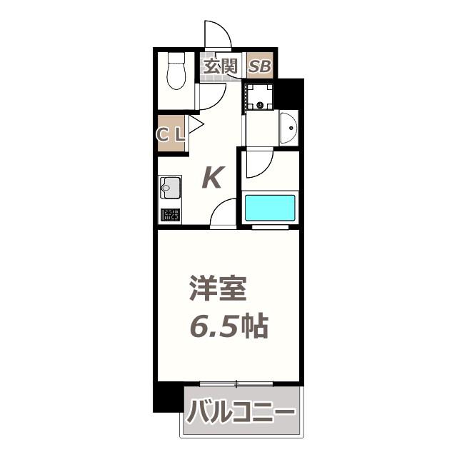 STORKRESIDENCE昭和町(1K/3階)の間取り写真