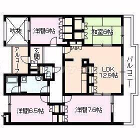 アークパレス98(4LDK/2階)の間取り写真