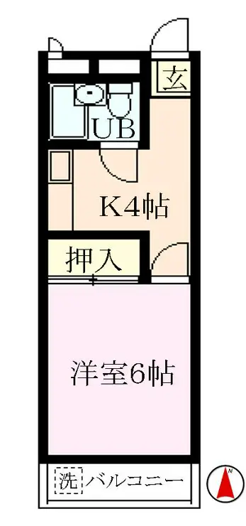 ファーストコート栗原 1階階 間取り