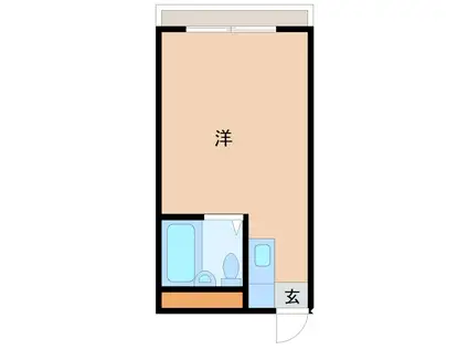 ナルディス尼崎(ワンルーム/3階)の間取り写真