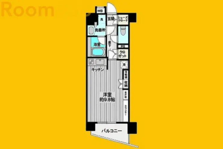 デュオステージ中落合 3階階 間取り