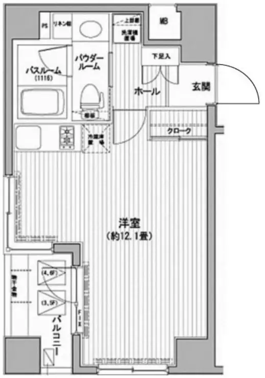 ラグジュアリーアパートメント御徒町 6階階 間取り