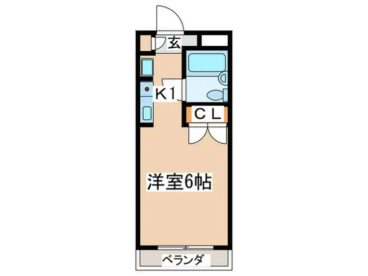 ホープ調布 1階階 間取り