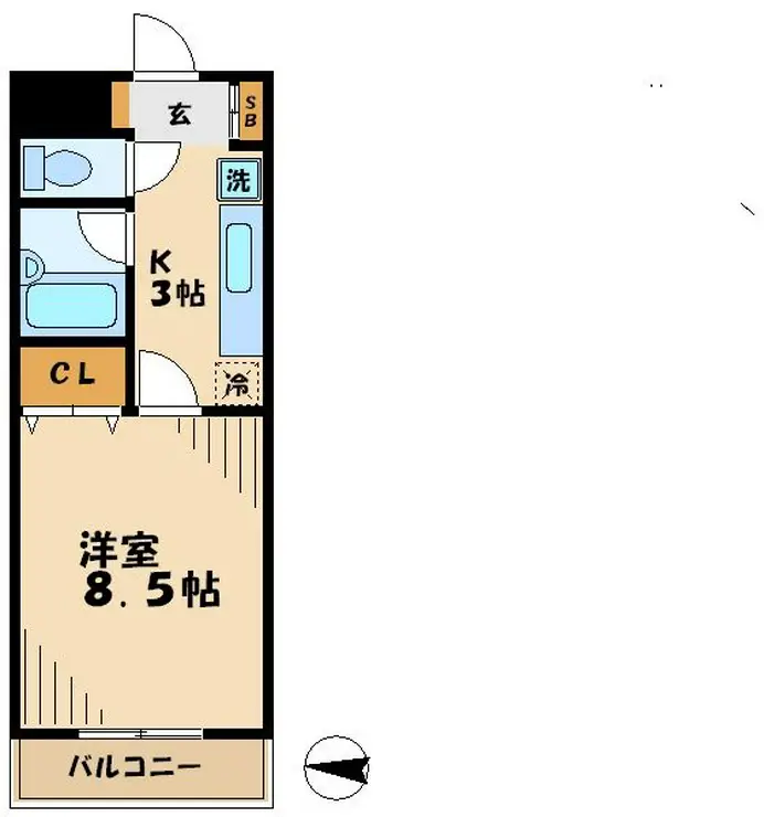 パトロナージュ 3階階 間取り