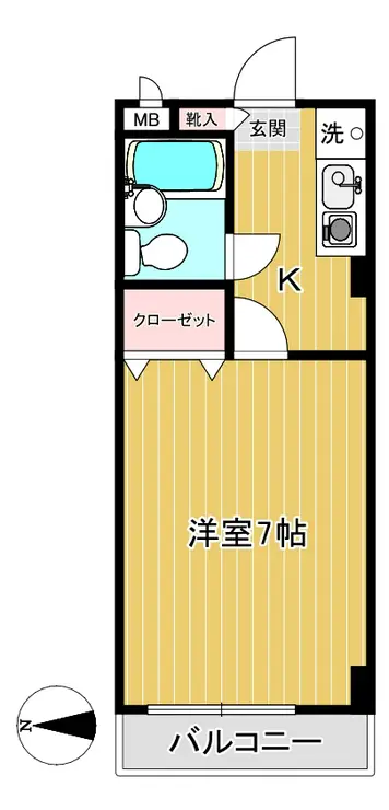 ゴールドコート豊玉 3階階 間取り