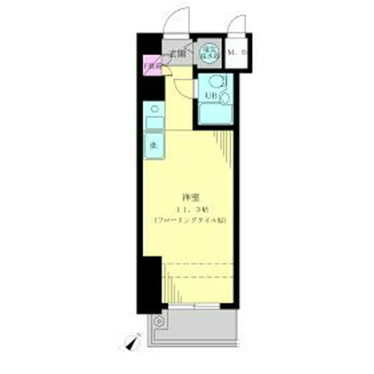 ルセアン白妙 1階階 間取り